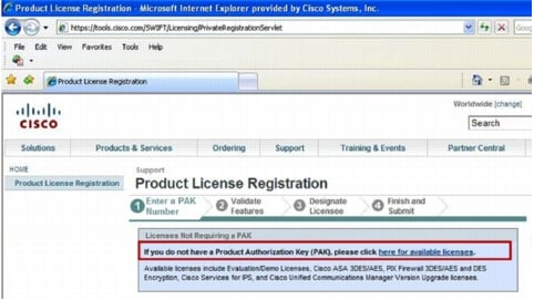 Cisco switch license